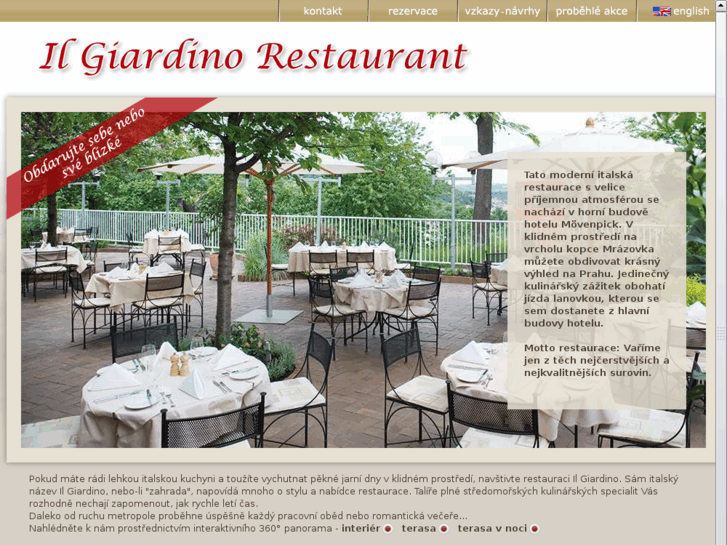 www.ilgiardinorestaurant.cz