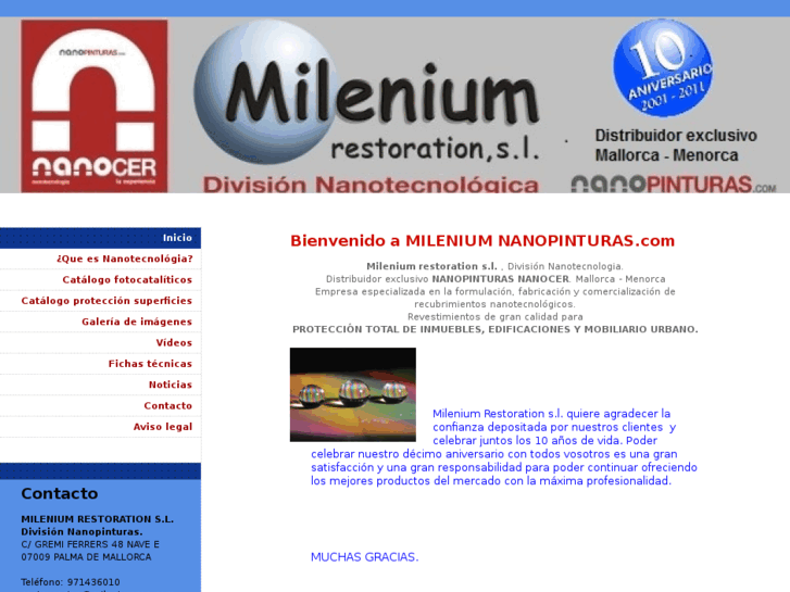 www.mileniumnanopinturas.com