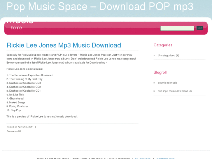 www.popmusicspace.com