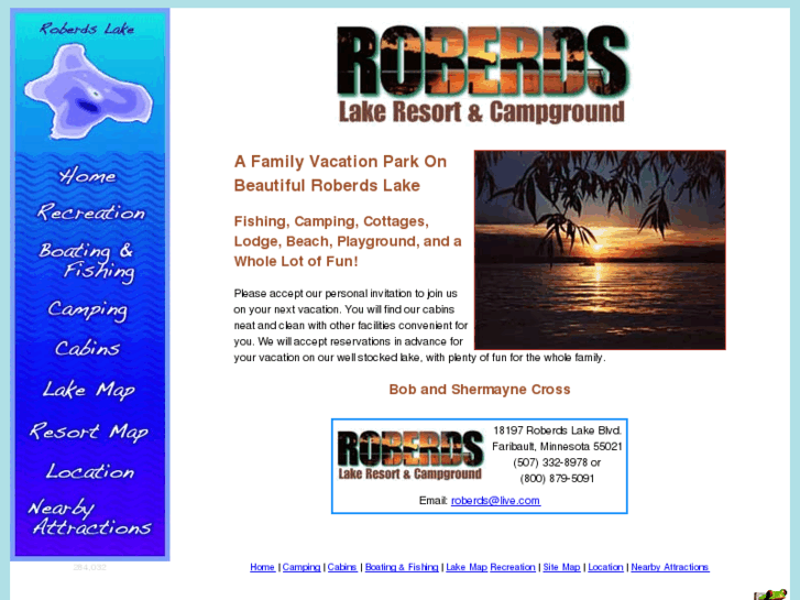 www.roberdslakeresort.com