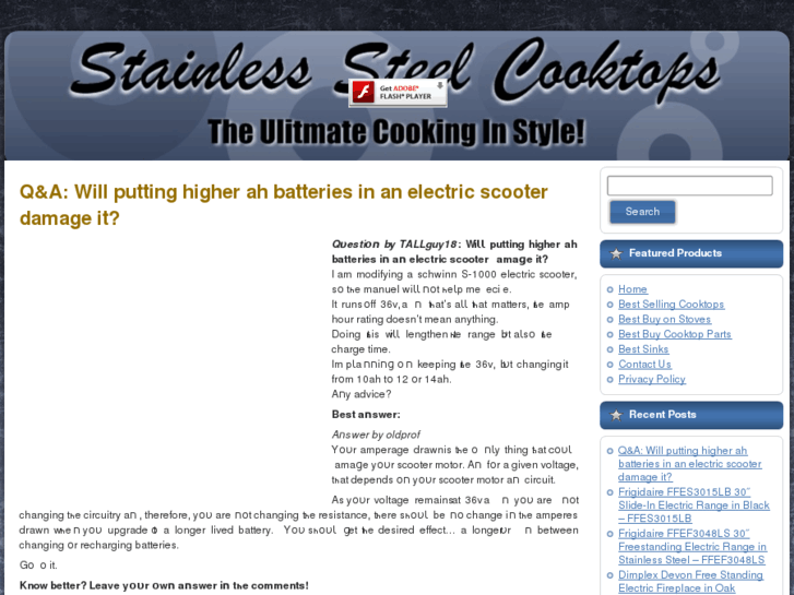 www.stainlesssteelcooktop.net