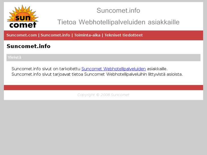 www.suncomet.info