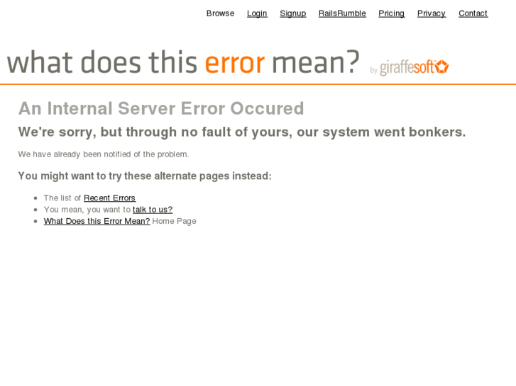 www.whatdoesthiserrormean.com