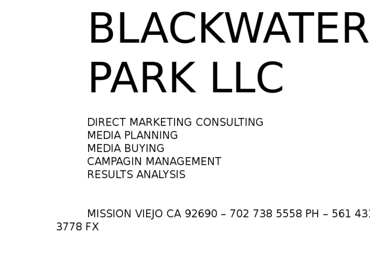 www.blackwaterparkllc.com