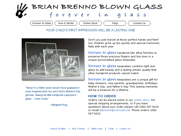 www.brianbrennoblownglass.com