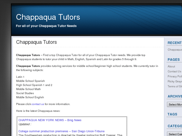 www.chappaquatutors.com