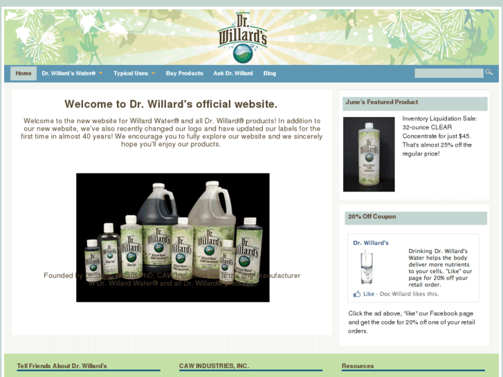 www.drwillardswater.info