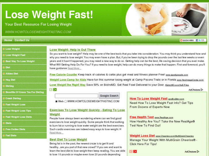 www.howtoloseweightfastinc.com