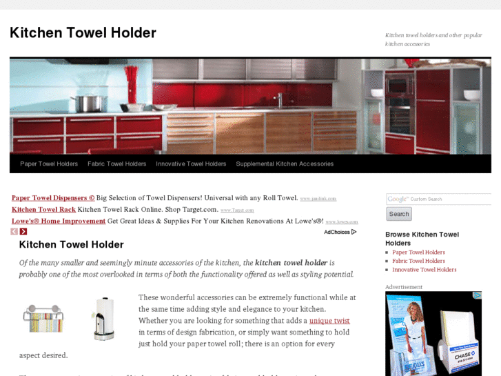 www.kitchentowelholder.net