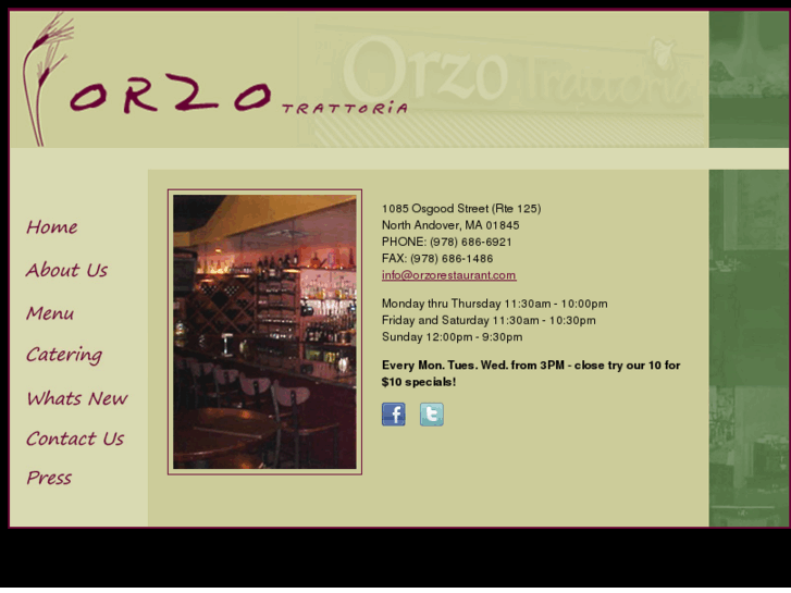 www.orzorestaurant.com