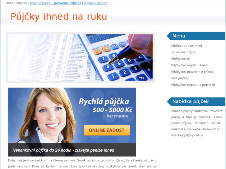 www.pujcka-na-ruku-ihned.cz