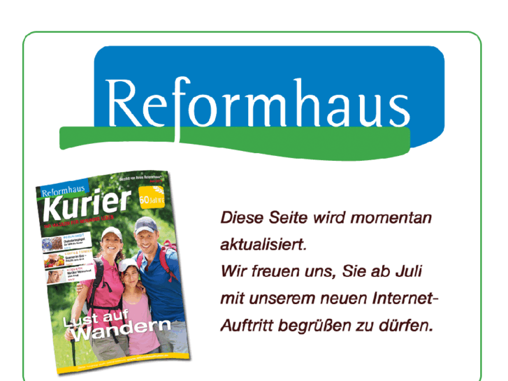 www.reformhaus.net