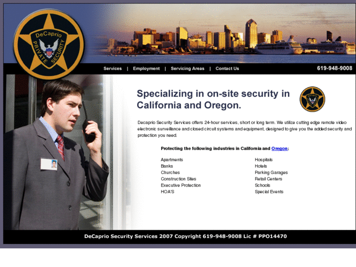 www.decapriosecurity.com