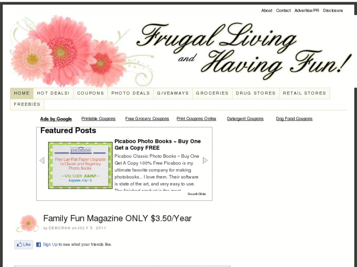 www.frugallivingandhavingfun.com