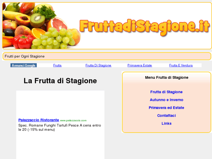 www.fruttadistagione.it