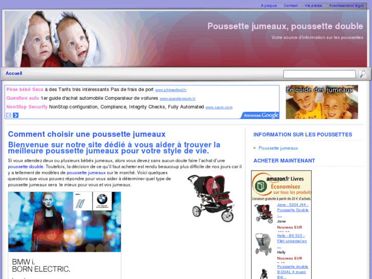 www.poussettejumeaux.net