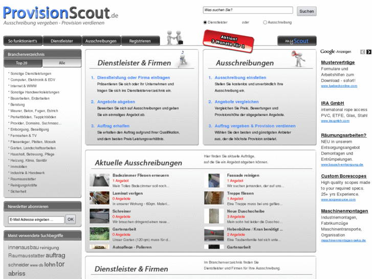 www.provisionscout24.com