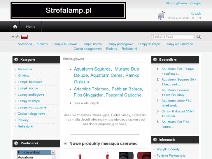 www.strefalamp.pl