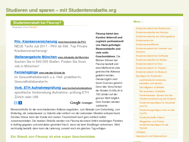 www.studentenrabatte.org