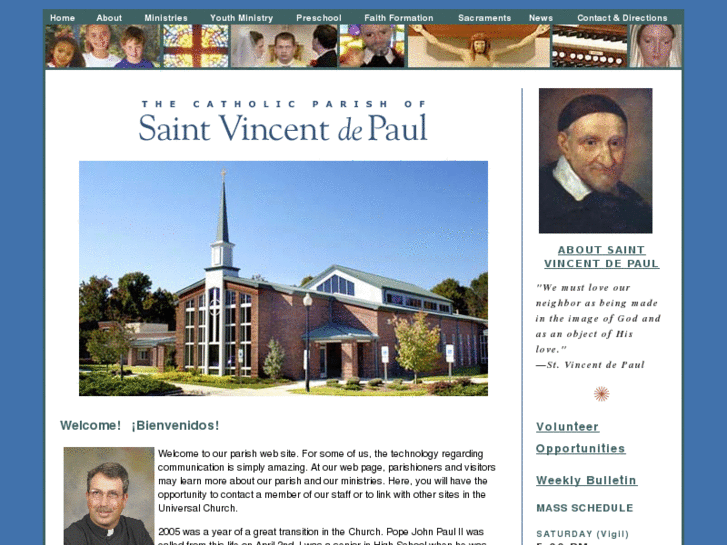 www.stvincentdepaulchurch.com