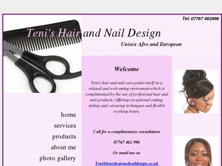 www.tenishairandnaildesign.co.uk