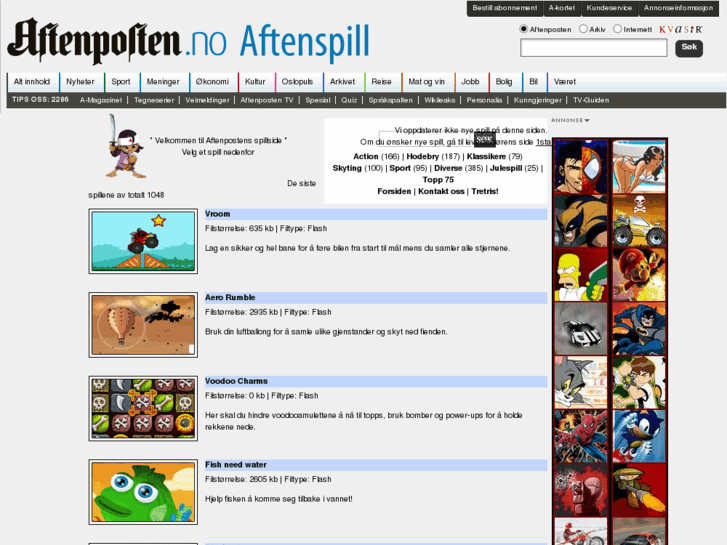 www.aftenspill.no