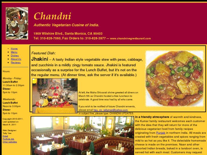 www.chandnivegrestaurant.com