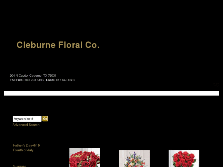 www.cleburnefloral.com