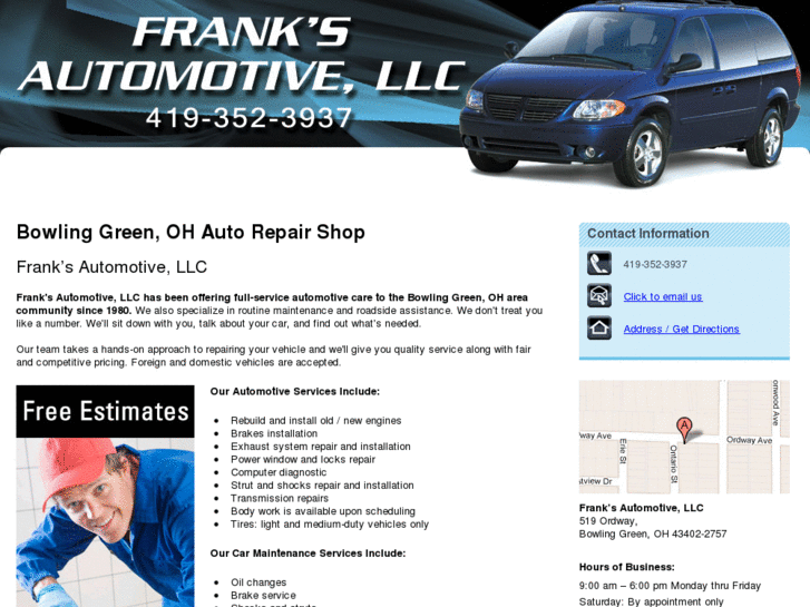 www.franksautomotivebg.com