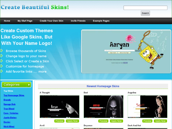 www.googleskins.net
