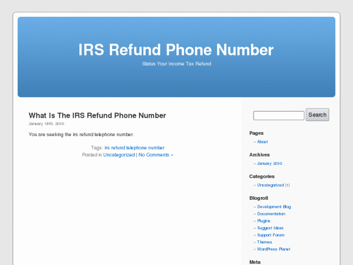 www.irsrefundphonenumber.org