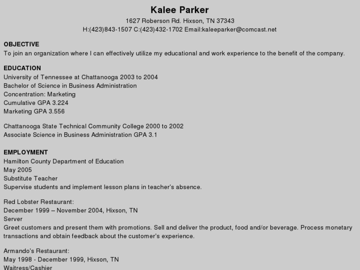 www.kaleeparker.com