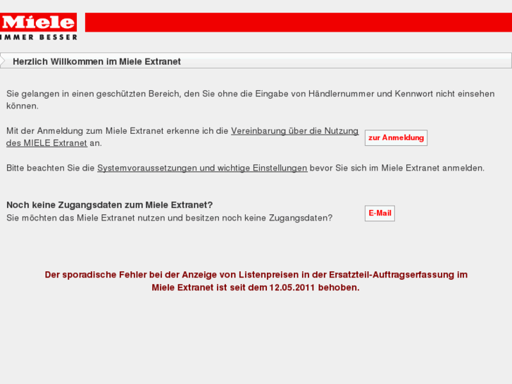 www.mieleextranet.de