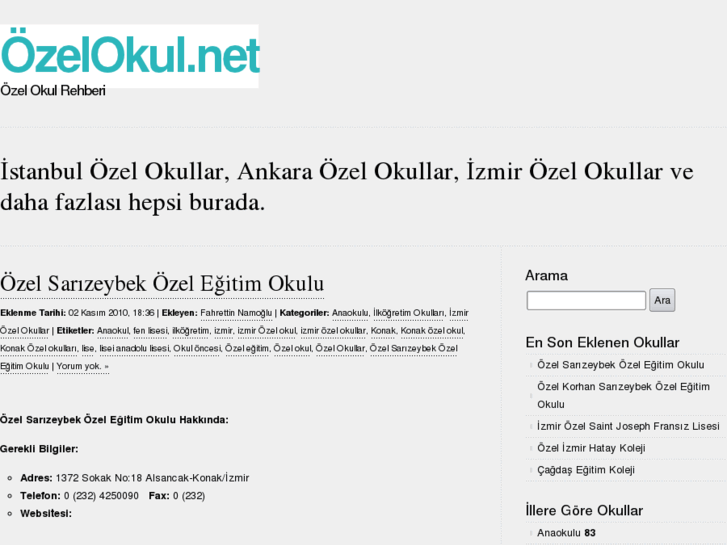 www.ozelokul.net
