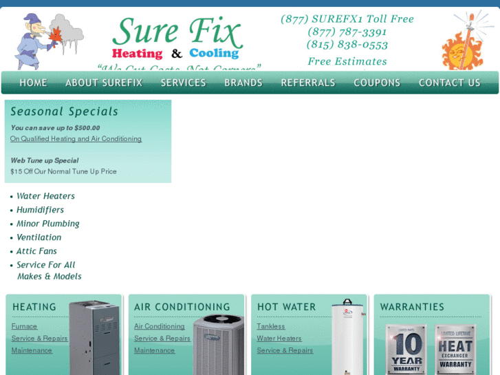 www.surefixheatingandcooling.com