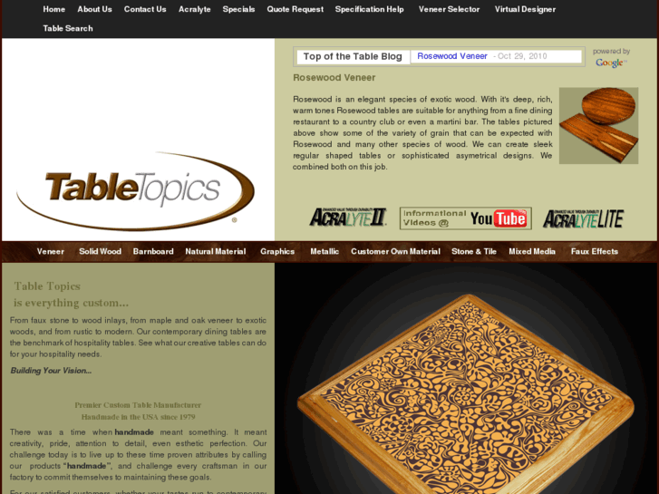 www.tabletopics.biz