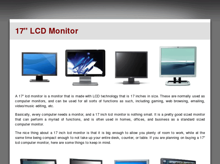 www.17lcdmonitor.com