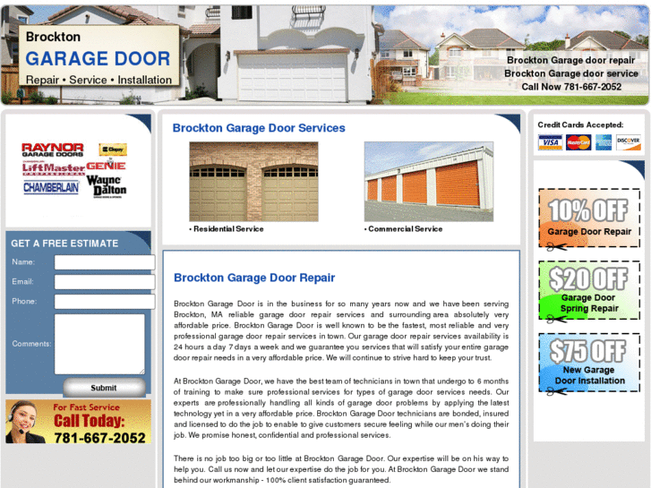 www.brocktongaragedoor.com