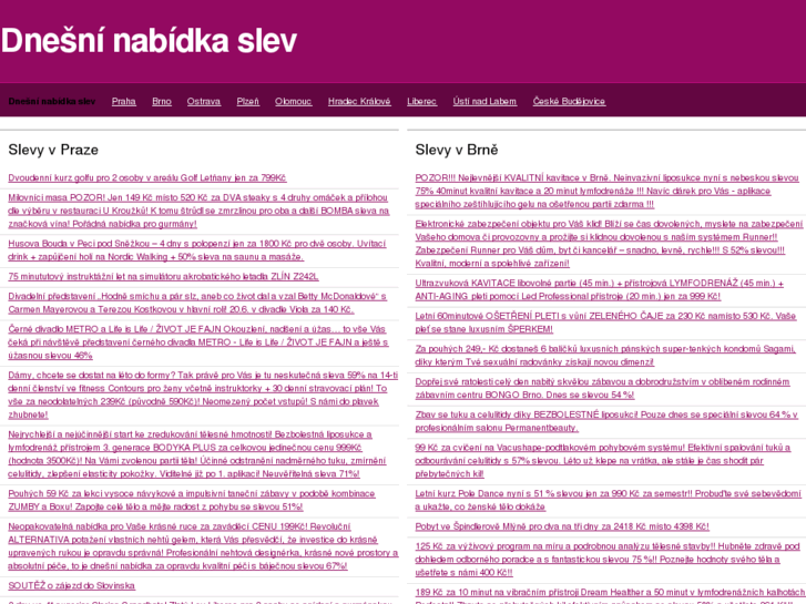 www.dnesninabidka.cz