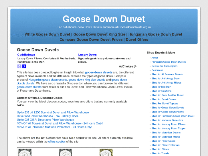 www.goosedownduvets.org.uk