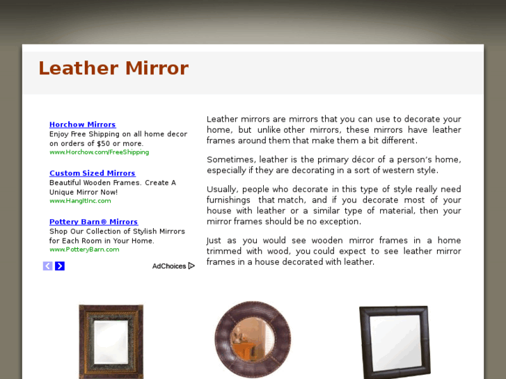 www.leathermirrors.com