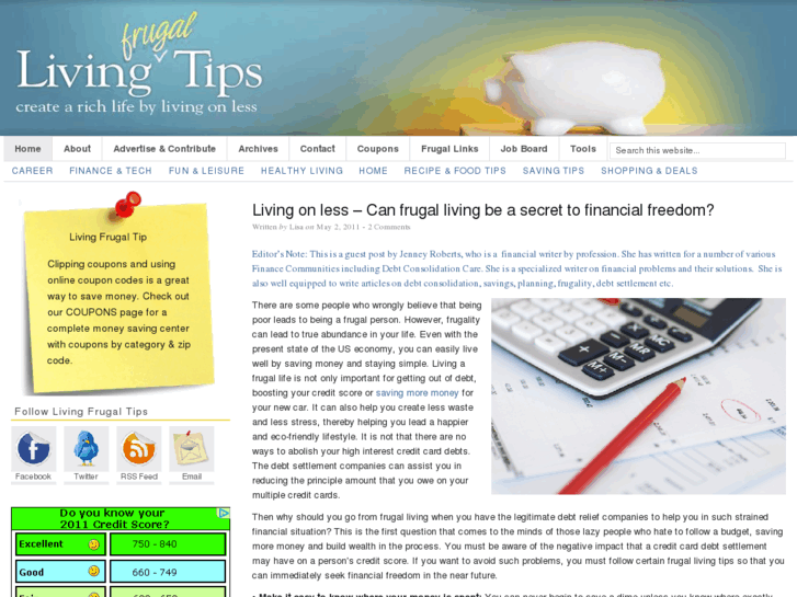 www.livingfrugaltips.com