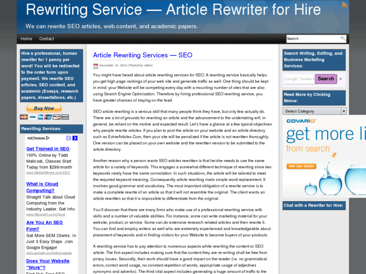 www.seoarticlerewriting.com