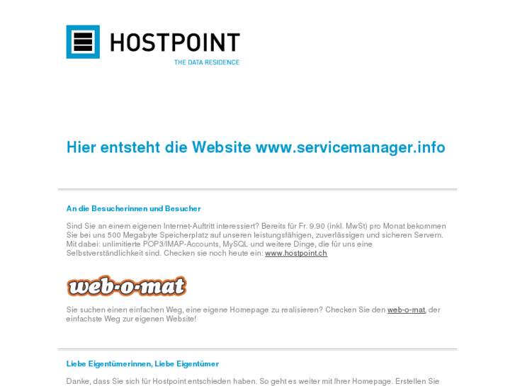 www.servicemanager.info