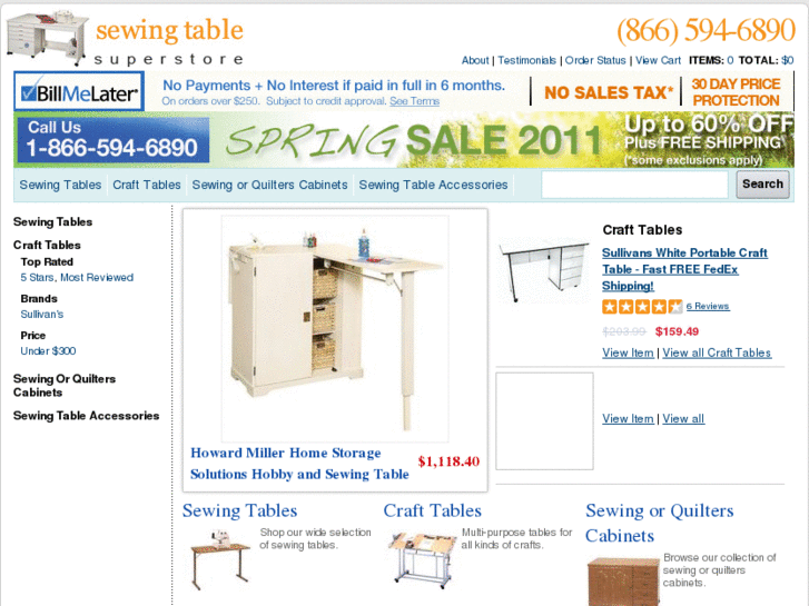 www.sewingtables-store.com