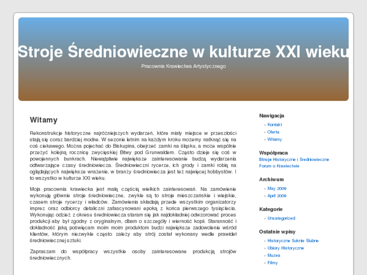 www.strojesredniowieczne.pl