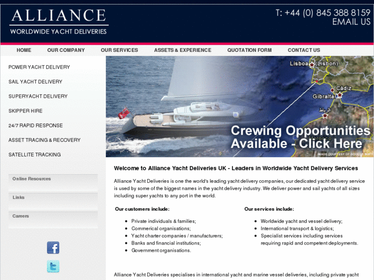 www.allianceyachtdeliveries.com