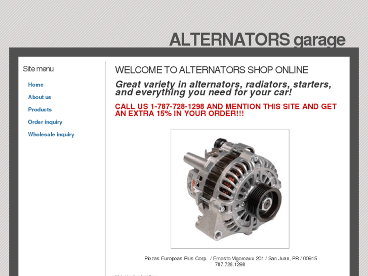 www.alternatorsshop.com