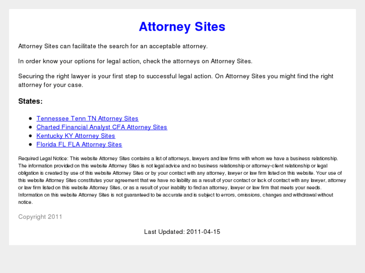 www.attorneysites.net