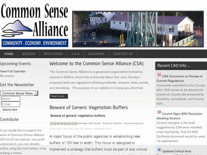 www.commonsensealliance.net